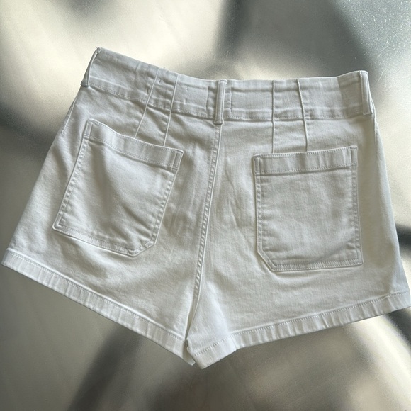MAEVE by Anthropologie Colette Shorts Limoncello White w/ Lemon design Size 32 - Picture 5 of 10